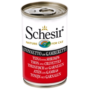 Schesir Cat Umido Lattina - TONNO GAMBERETTI GR 140