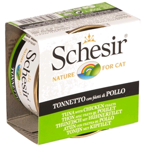 Schesir Cat Umido Completo Lattina - TONNETTO POLLO JELLY GR 85 CF 12