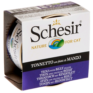 Schesir Cat Umido Completo Lattina - TONNETTO MANZO JELLY GR 85 CF 24