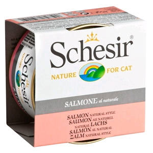 Schesir Cat Umido Completo Lattina - SALMONE BRODO GR 85 CF 24