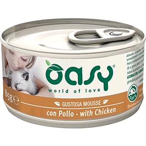 Oasy Cat Mousse Gr 85 - POLLO
