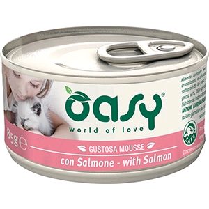 Oasy Cat Mousse Gr 85 - SALMONE