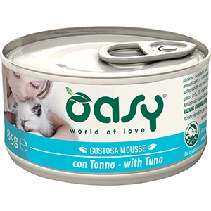 Oasy Cat Mousse Gr 85 - TONNO