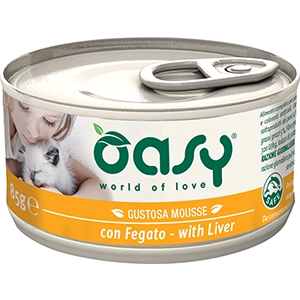 Oasy Cat Mousse Gr 85 - FEGATO