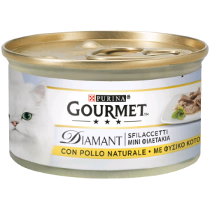 Gourmet Diamant Sfilaccetti Gr 85 - POLLO