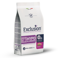 Exclusion Dog Secco Diet Hypoallergenic Small Maiale E Piselli - KG 7
