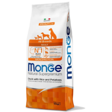 Monge Dog Secco Adult All Breeds Anatra - KG 12