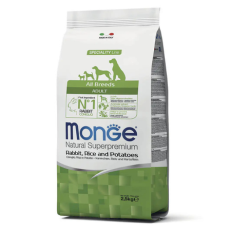 Monge Dog Secco Adult All Breeds Coniglio