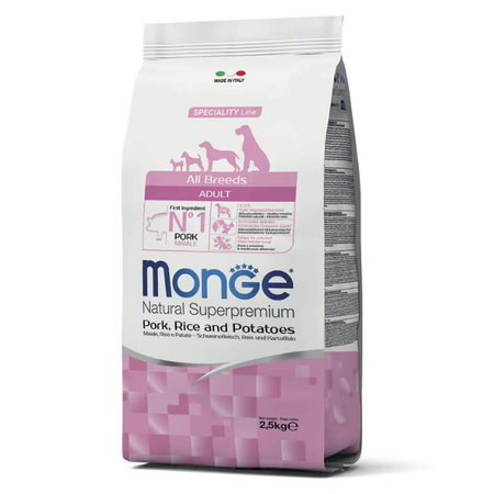 Monge Dog Secco Adult All Breeds Maiale