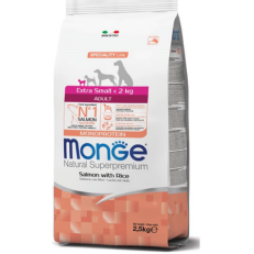 Monge Dog Secco Adult Extra Small Salmone