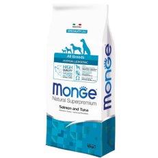 Monge Dog Secco Hypoallergenic Salmone Tonno - KG 12