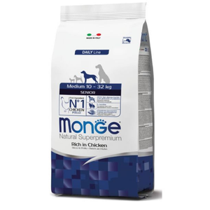 Monge Dog Secco Senior Medium Pollo