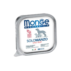 Monge Dog Umido Vaschetta Solo Gr 150 - MANZO