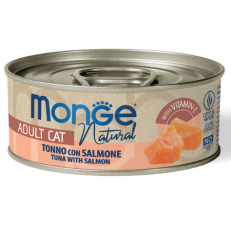Monge Cat Umido Lattina Natural Gr 80 - TONNO SALMONE