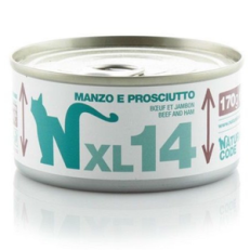 Natural Code Cat Umido Lattina Xl - 14 MANZO E PROSCIUTTO GR 170