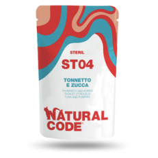 Natural Code Cat Umido Busta Sterilized Gr 70 - 04 TONNO ZUCCA