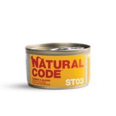 Natural Code Cat Umido Lattina Sterilized Tonno Gr 85 - 3 ALGHE