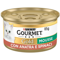 Gourmet Gold Gr 85 - MOUSSE ANATRA SPINACI