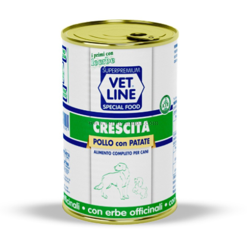 Vet Line Dog Umido Lattina Crescita Gr 400 - immagine 3