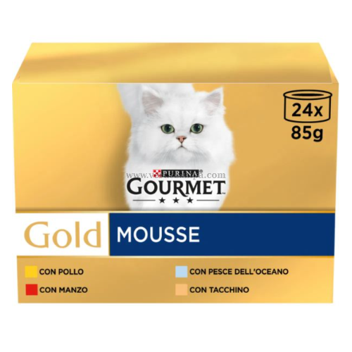 Gourmet Gold Multipack Mousse Gr 85 Pz 24 - immagine 3