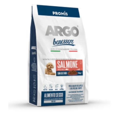 Argo Dog Secco Mini Benessere Salmone Kg 3 - immagine 3