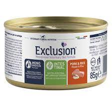 Exclusion Cat Umido Lattina Diet Intestinal Maiale E Riso Gr 85