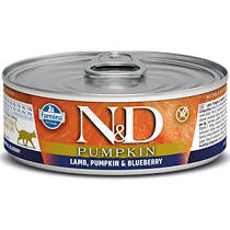 Farmina N&d Cat Umido Lattina Pumpkin Zucca Gr 70 - 094 AGNELLO MIRTILLO