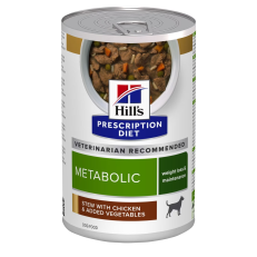 Hill's Dog Umido Prescription Diet Lattina Metabolic Stew Gr 354 - POLLO