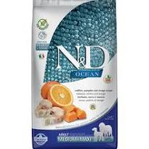 Farmina N&d Dog Secco Adult Med/maxi Ocean Pumpkin Merluzzo Zucca E Arancia