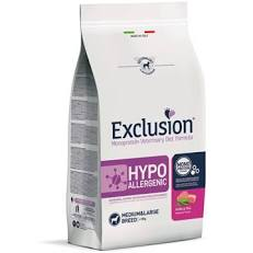 Exclusion Dog Secco Diet Hypoallergenic Maiale Piselli