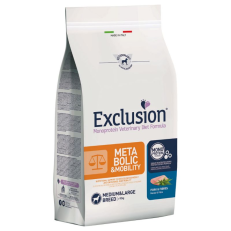 Exclusion Dog Secco Diet Metabolic Mobility Med/large Maiale Fibre