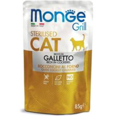 Monge Cat Umido Busta Grill Gr 85 - STERILIZED GALLETTO
