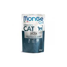 Monge Cat Umido Busta Grill Gr 85 - STERILIZED TROTA