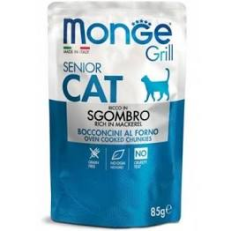 Monge Cat Umido Busta Grill Gr 85 - SENIOR SGOMBRO