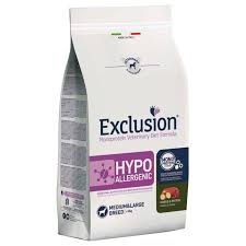 Exclusion Dog Secco Diet Hypoallergenic Med/large Cavallo E Patate