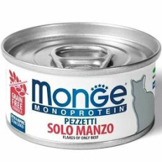 Monge Cat Umido Lattina Pezzetti Monoproteico Gr 80