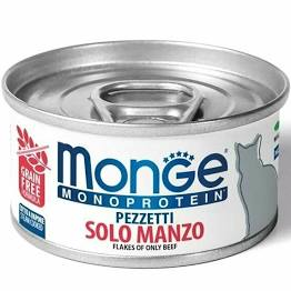Monge Cat Umido Lattina Pezzetti Monoproteico Gr 80