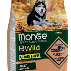 Monge Bwild Grain Free Salmone Piselli