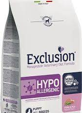 Exclusion Dog Secco Diet Hypoallergenic Puppy Maiale