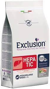 Exclusion Dog Secco Diet Hepatic Med/large Maiale