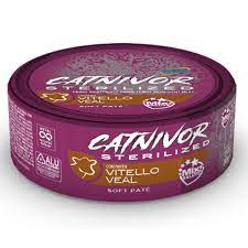 Drn Cat Catnivor Umido Lattina Gr 80 - STERILIZED VITELLO