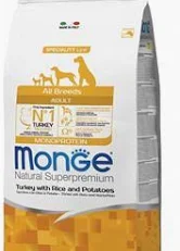 Monge Dog Secco Adult All Breeds Tacchino - KG 12