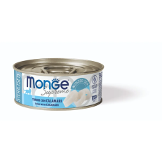 Monge Cat Umido Lattina Supreme Tonno Gr 80 - STERILIZED CALAMARI