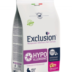 Exclusion Cat Secco Diet Hypoallergenic Maiale Patate - GR 300