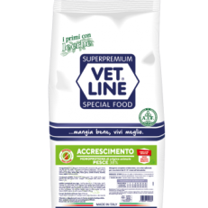 Vet Line Dog Secco Accrescimento Pesce - KG 3