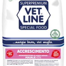 Vet Line Dog Secco Accrescimento Maiale