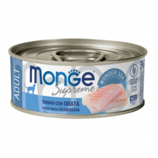 Monge Cat Umido Lattina Supreme Tonno Gr 80 - ADULT ORATA