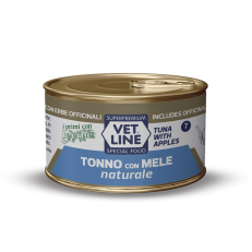 Vet Line Cat Umido Lattina Naturale Gr 70 - AL TONNO E MELE