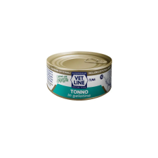 Vet Line Cat Umido Lattina Naturale Gr 70 - IN GELATINA AL TONNO