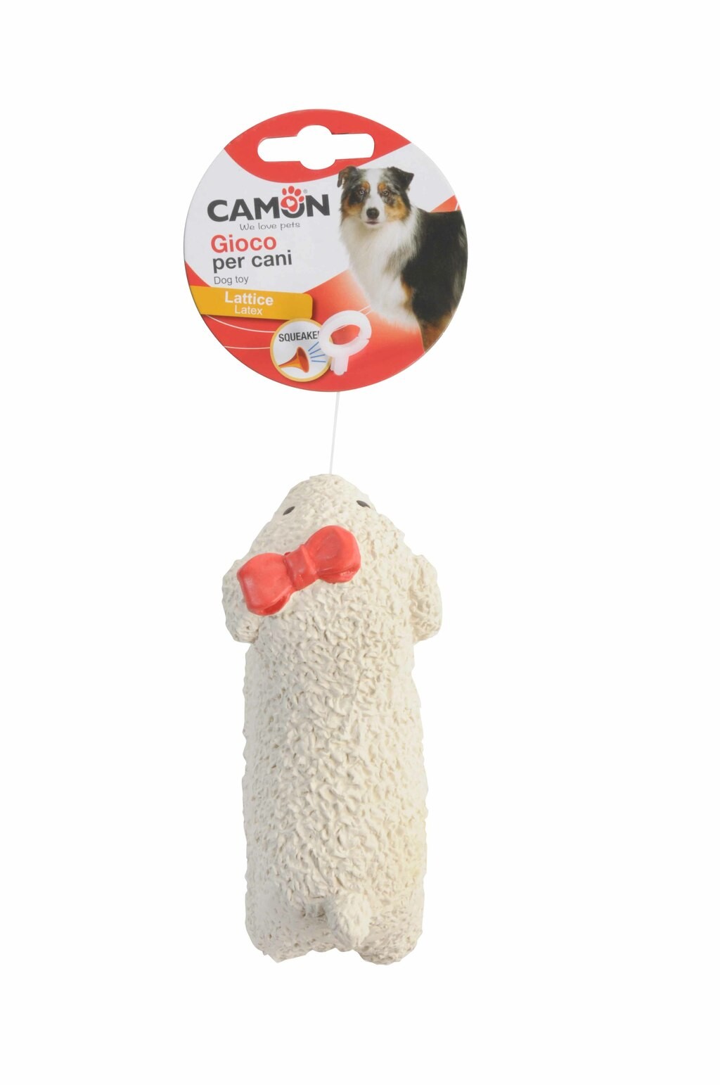 Camon Ah221/a Gioco Cane - Latex - Cagnolini Assortimento A C/squeaker 13x10x7 Cm - 2 Varianti